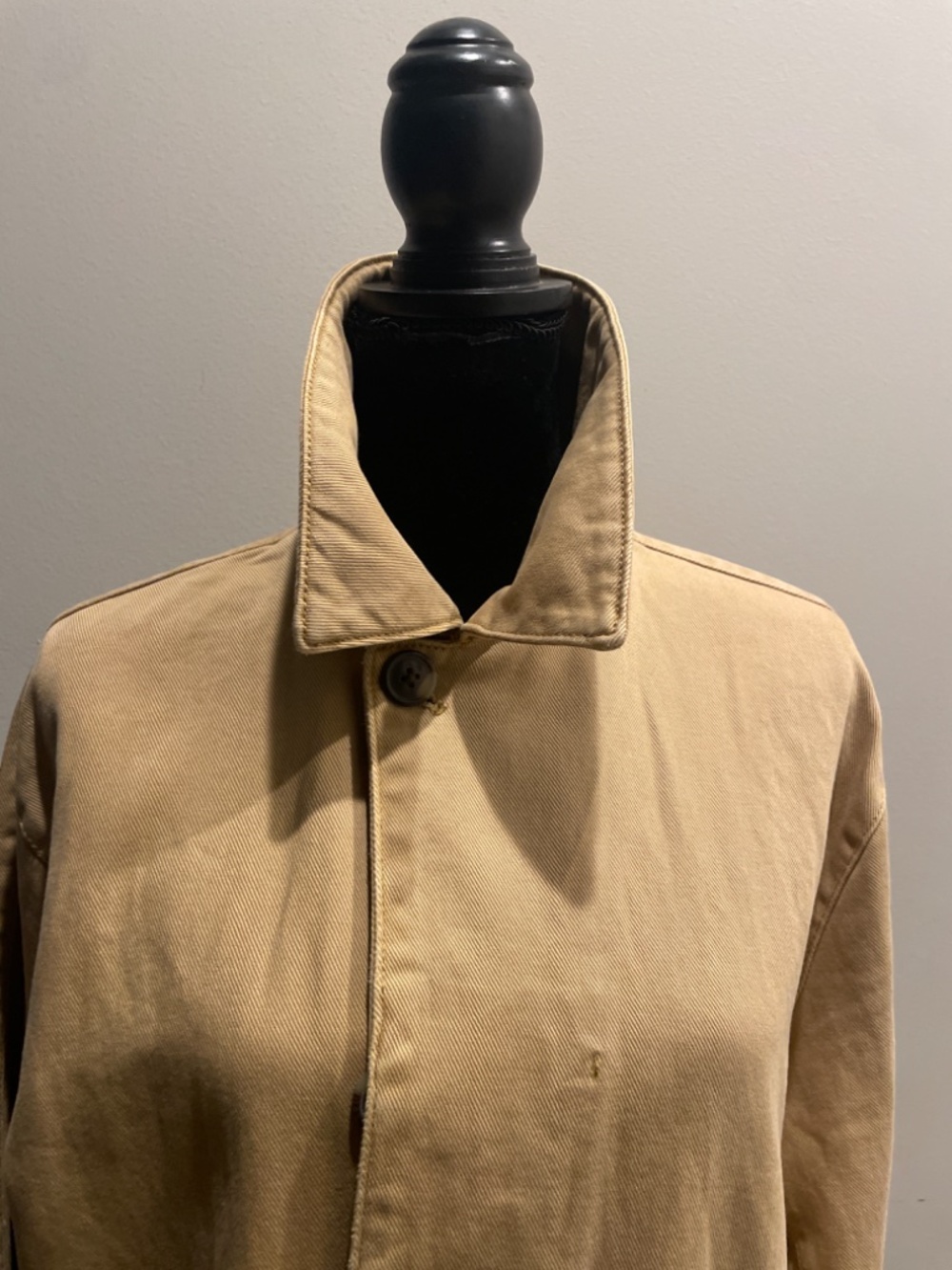 NWT Tan OversizeTrench Coat Size S - Picture 4 of 6